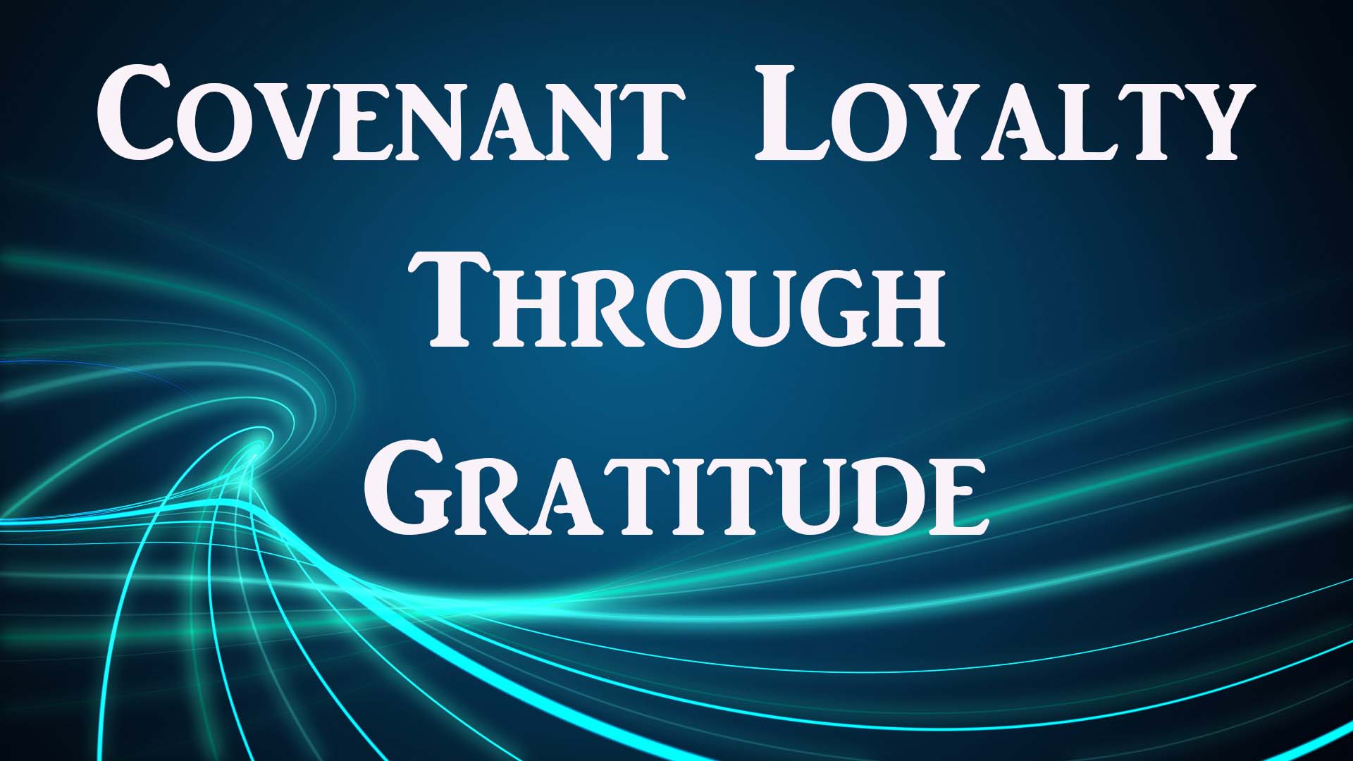 Covenant Loyalty Through Gratitude: Dayenu in the Context of the Everyday