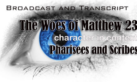 Episode 13: Pharisees and Sadducees and Scribes, OH MY!