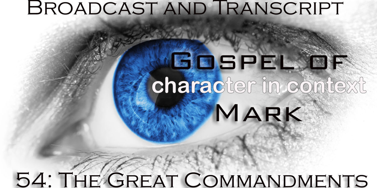 Episode 115: Mark Part 54–The Great Commandment and the Son of David